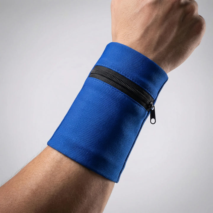 Praktische Unisex-Armbandtasche mit Reißverschluss für Outdoor-Aktivitäten & Radfahren.