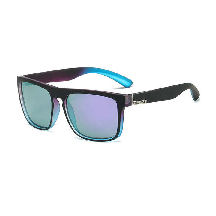 Polarisierte Angelbrille, quadratisch, unisex, mit UV400 Schutz für klare Sicht beim Wassersport.