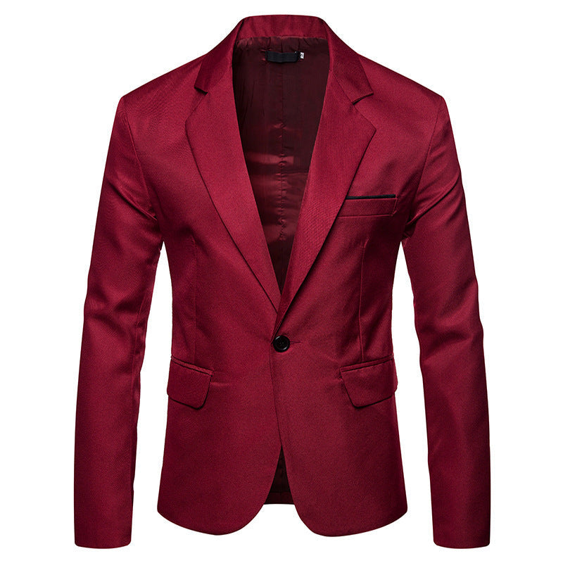 Modischer Slim Fit Herren-Blazer für elegante Anlässe. Ideal als Business Sakko oder stilvolles Party Outfit.