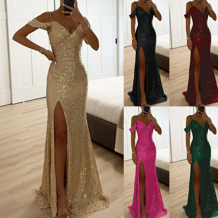 Elegantes Damen Abendkleid Cocolli figurbetont mit langem Schlitz, perfekt für Gala und besondere Anlässe.