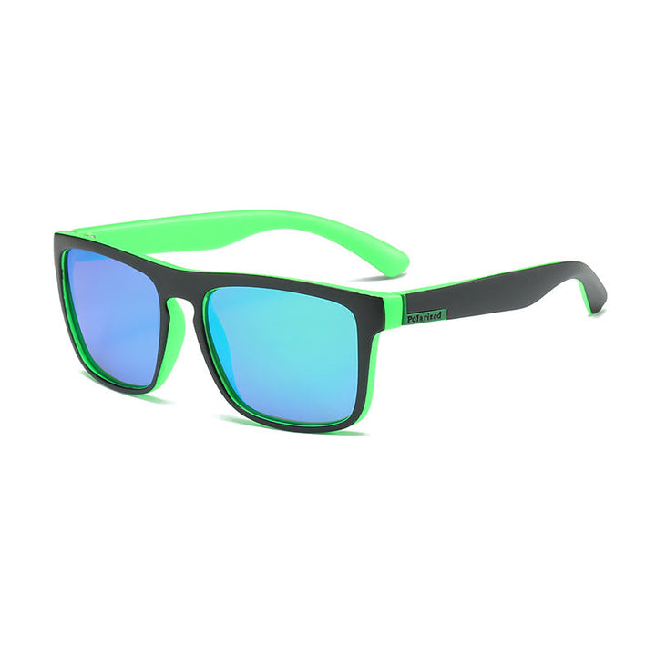 Leichte polarisierte Sportsonnenbrille, ideal als Fahrradbrille oder Angelbrille für Damen und Herren.