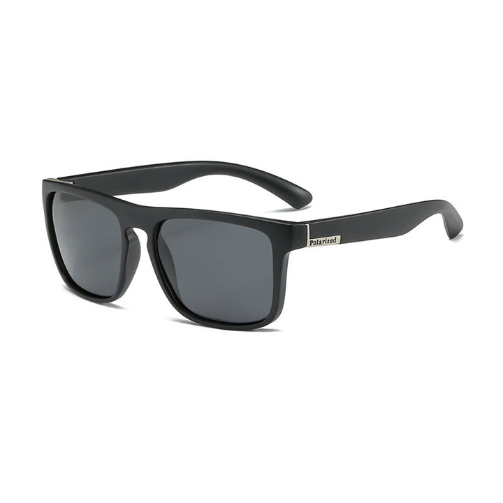 UV400 geschützte, polarisierte quadratische Sportsonnenbrille für Damen & Herren, ideal für alle Outdoor-Aktivitäten.