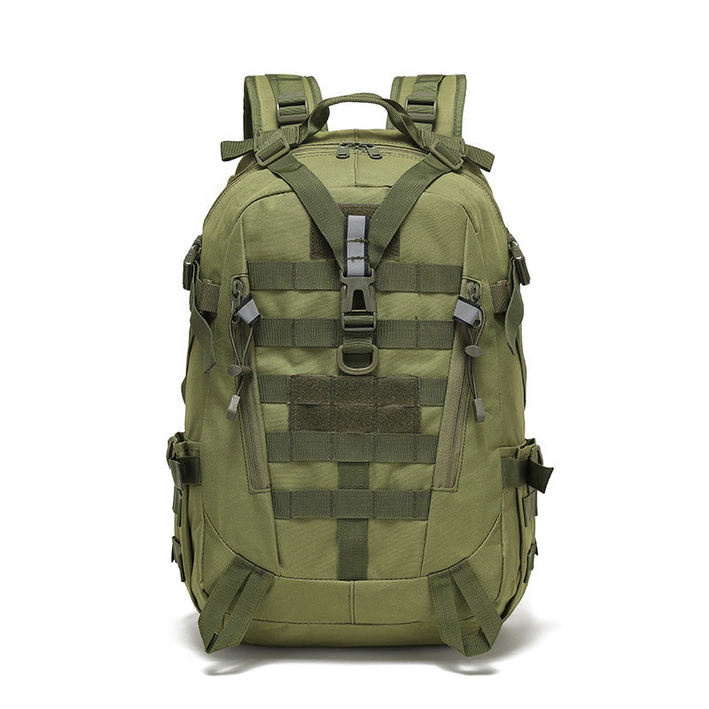 Großvolumiger 40-Liter-Rucksack, Schwarz, ideal für Sport, Reisen & Arbeit.