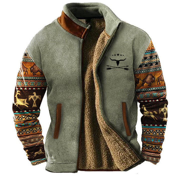 Herren-Freizeitjacke im Regular Fit, leicht & atmungsaktiv, mit praktischem Reißverschluss, perfekt für Outdoor.