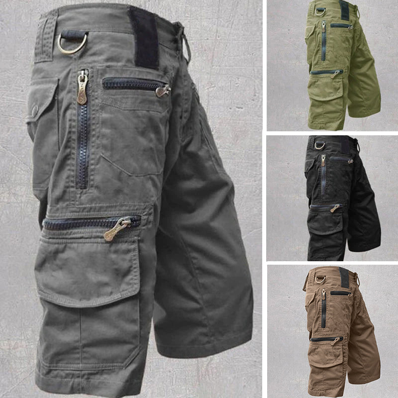 Hochwertige Herren Cargo-Shorts, strapazierfähig und stilvoll, für Freizeit & Outdoor.