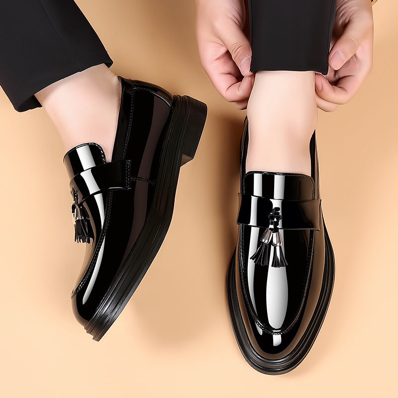 Elegante schwarze Herren Businessschuhe, auch perfekt als Freizeitschuhe, mit atmungsaktivem Komfort für den Alltag.