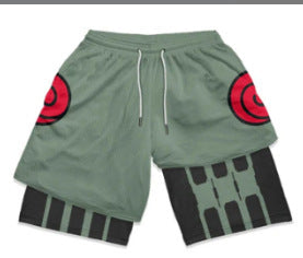 Robuste Herren Gym-Shorts, 2-in-1 Trainingsshorts für Workout & Krafttraining, optimaler Halt.