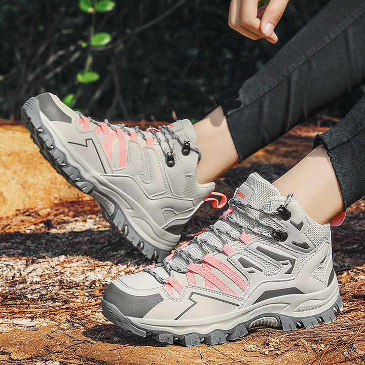 Leichte Outdoor-Wanderschuhe für Damen, atmungsaktiv & komfortabel für lange Distanzen.