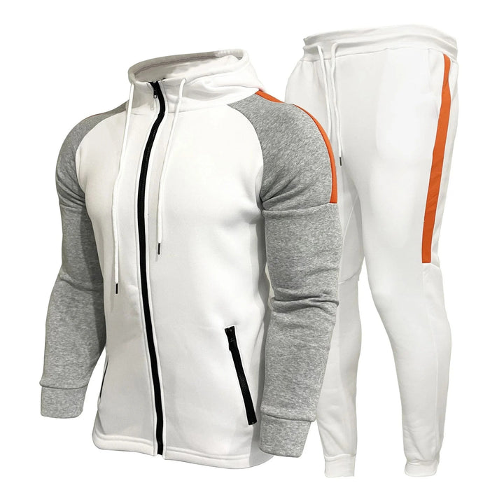 Warmer Herren Trainingsanzug M2, bestehend aus bequemer Jacke und Jogginghose, für Sport und entspannte Tage.