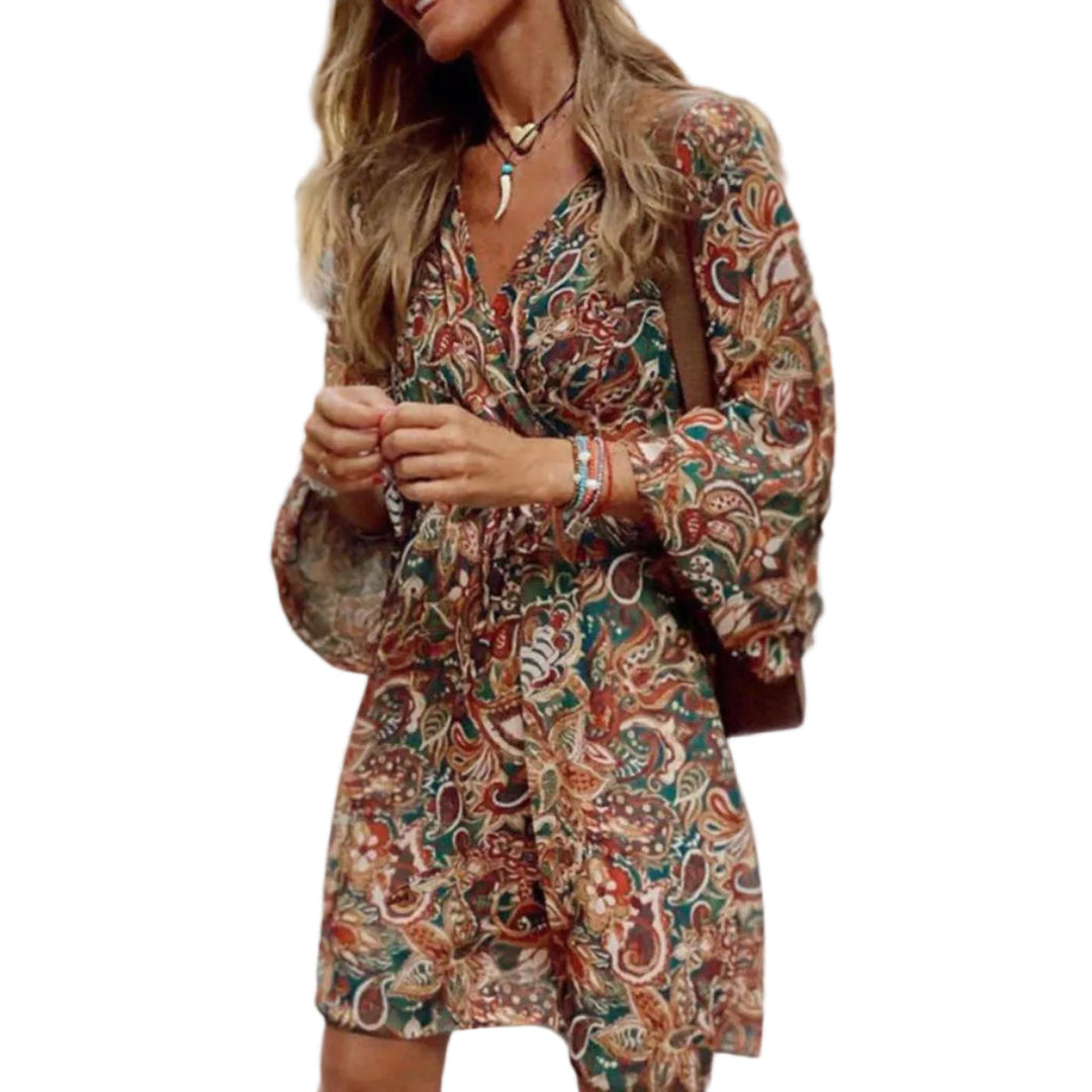 Figurbetontes Damen Midikleid: elegantes Sommerkleid für Alltag & Urlaub. Vielseitig kombinierbar.