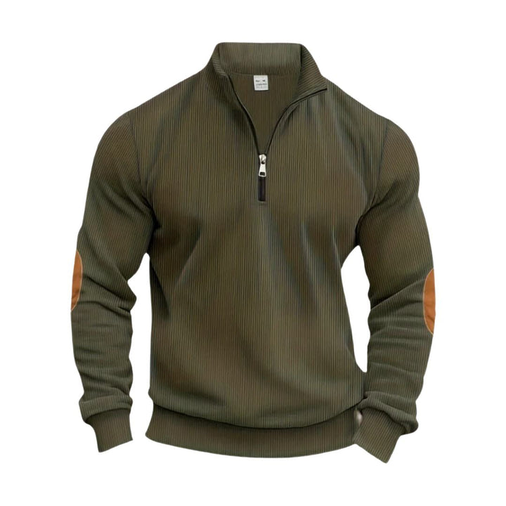 Vielseitiger Herren Pullover in schlichtem Design, mit gerippten Bündchen für optimalen Sitz. Moderne Männer Mode.