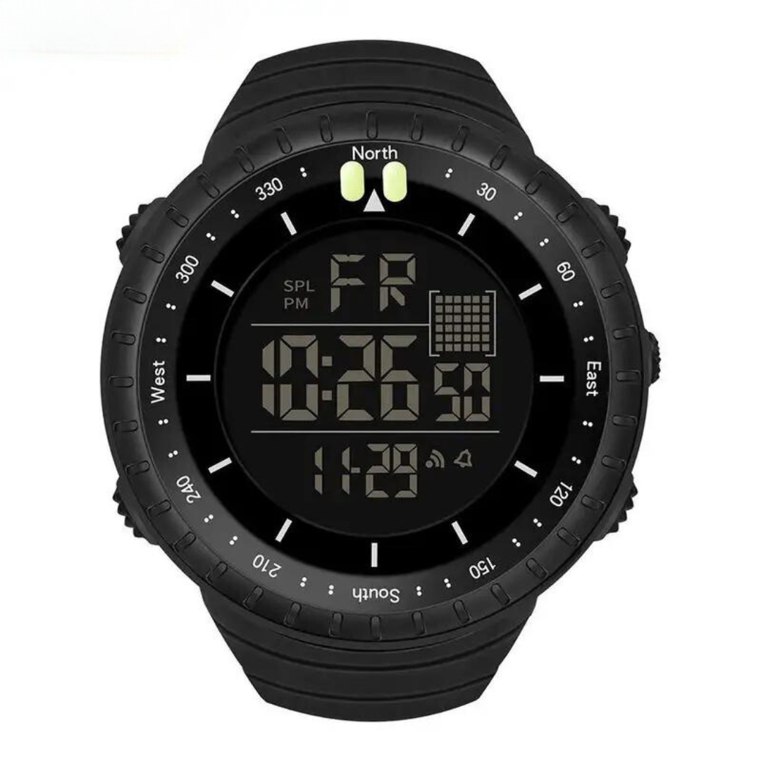 Wasserdichte Multifunktionsuhr für Damen & Herren, perfekt für Outdoor-Sport & Abenteuer.