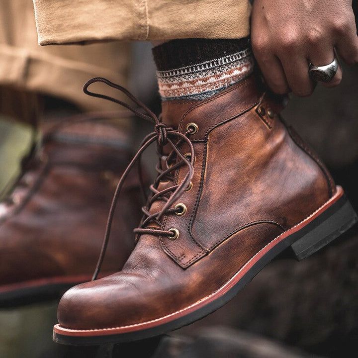 Elegante & komfortable Herrenstiefel mit orthopädischer Fußgewölbestütze für den Casual-Look.