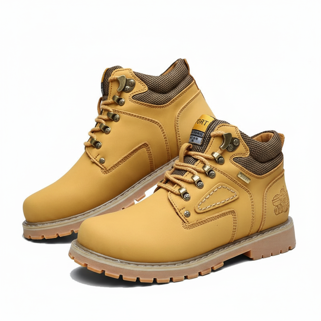 Ansicht der strapazierfähigen, wasserdichten Winterschuhe für Damen & Herren, perfekt für eisige Bedingungen.