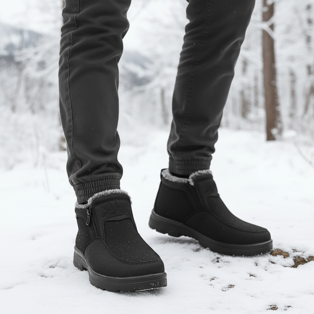 Komfortable unisex orthopädische Stiefel für Damen & Herren, ideal für Winter mit Fußgewölbestütze.