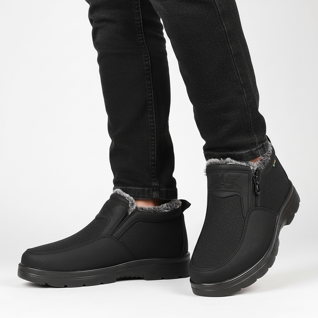 Outdoor unisex Stiefel wasserdicht, orthopädische Unterstützung für lange Winterwanderungen, warm & komfortabel.