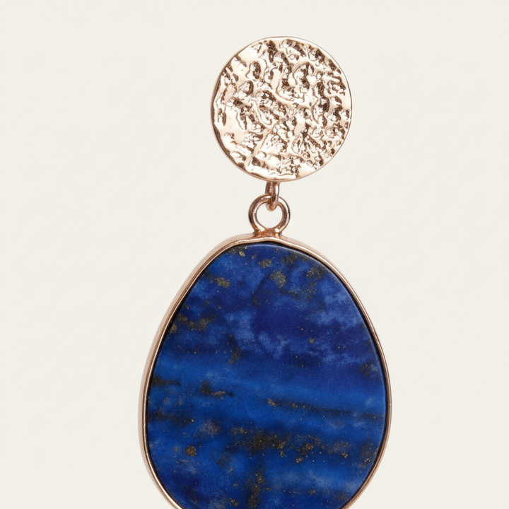 Stilvolle Damen Ovalohrringe mit schimmerndem Tigerauge Naturstein, eleganter, handgefertigter Schmuck.