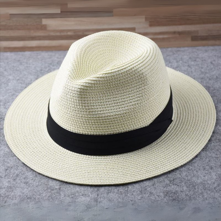 Panama Fedora "Noah", ein zeitloser, eleganter Sommerhut für unisex Modebewusste. Klassisch & atmungsaktiv.