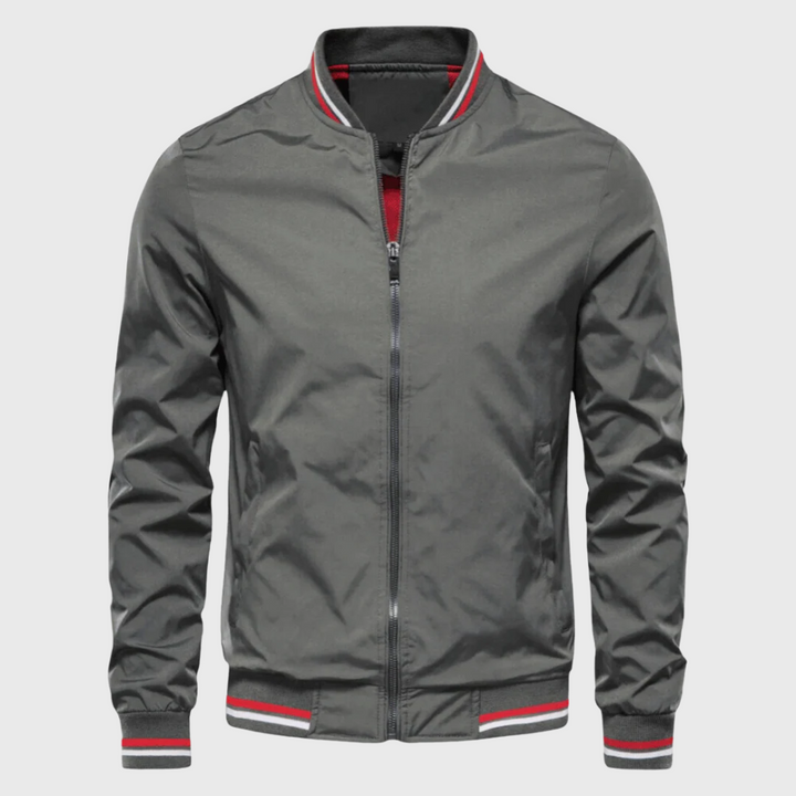 Vielseitige Herren Bomberjacke als stylische Übergangsjacke. Lässige Oberbekleidung für modebewusste Männer.