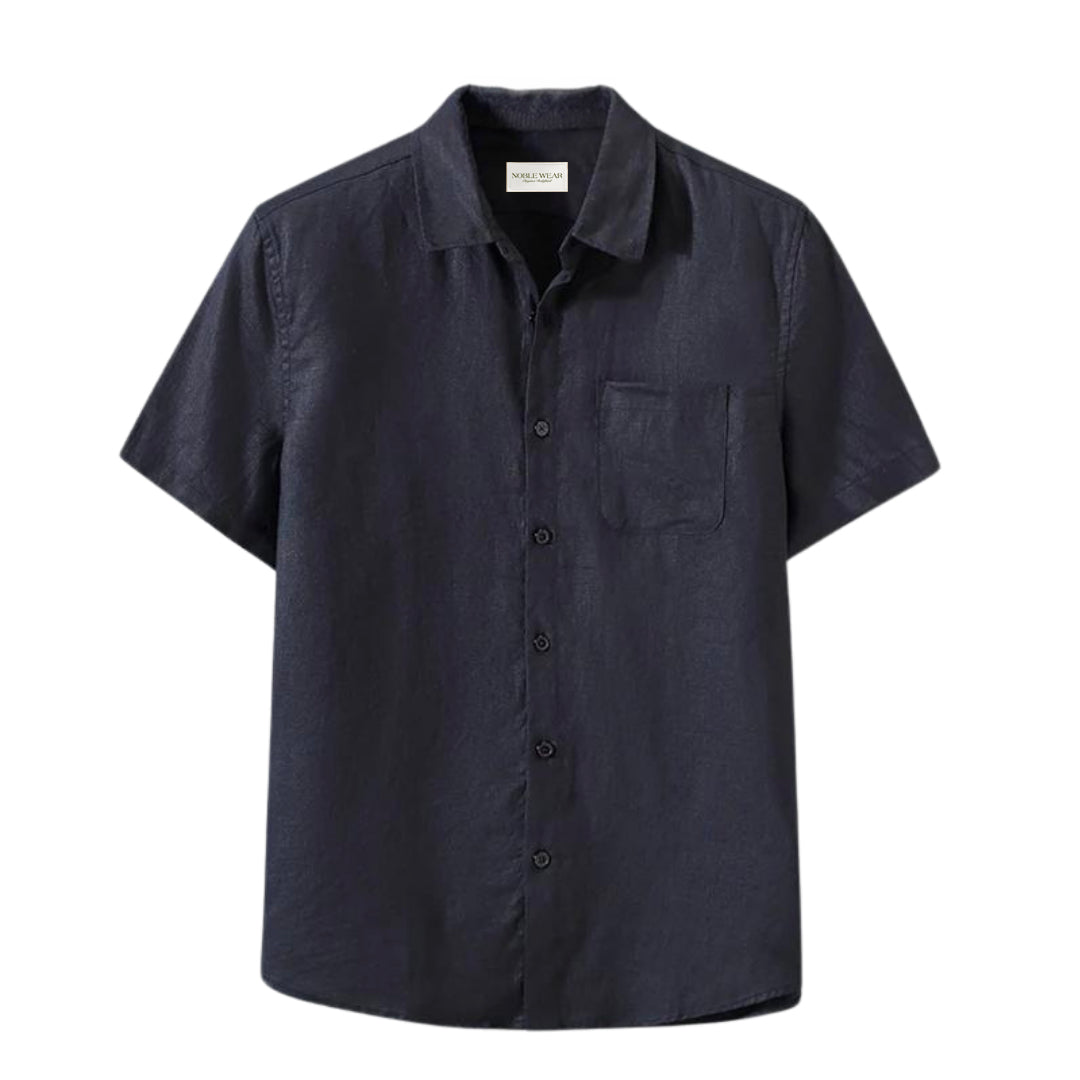 Unisex Button-up Hemd, leicht & atmungsaktiv, ideal für warme Tage. Lässiges Frühlings- und Sommerhemd für Freizeit.