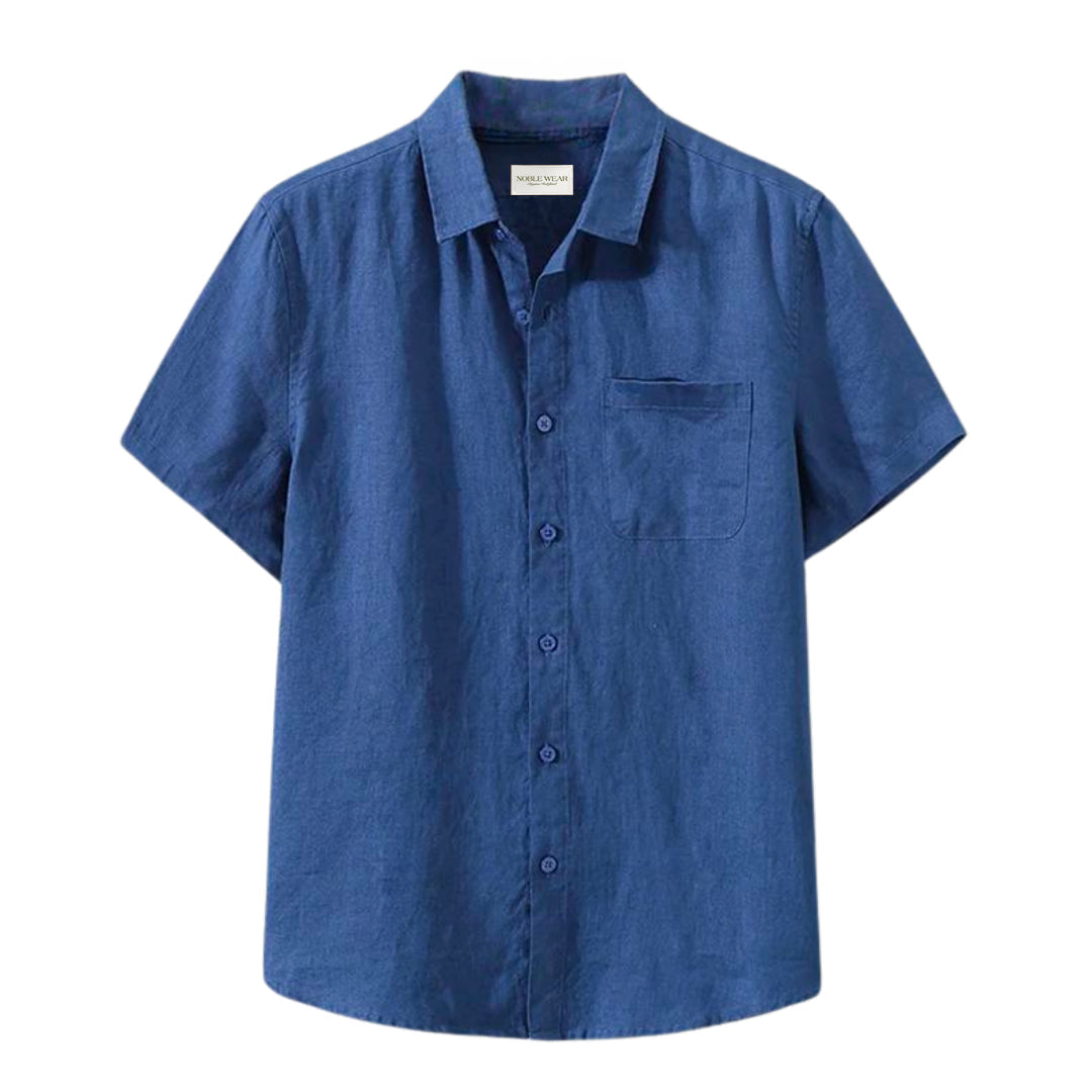 Weiches, leichtes Sommerhemd für Damen & Herren. Atmungsaktives Unisex Button-up Shirt perfekt für Strand & Reise.
