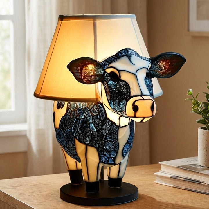 Verspielte Tier-Tischleuchte für Kinderzimmer, USB-betrieben. Gemütliche Kinderlampe & Nachtlicht.
