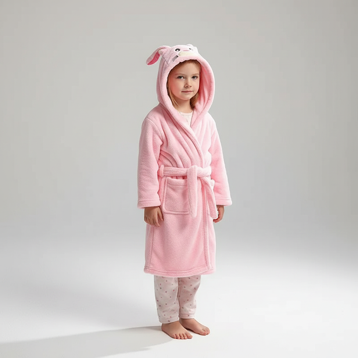 CozyWrap Plüsch-Bademantel für Jungen und Mädchen, super kuschelig und warm.
