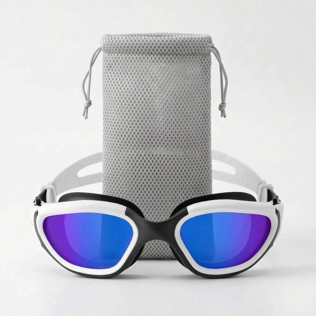 Schwimmen mit klarer Sicht: Polarisierte Anti-Beschlag Schwimmbrille für Erwachsene, starker UV-Schutz.