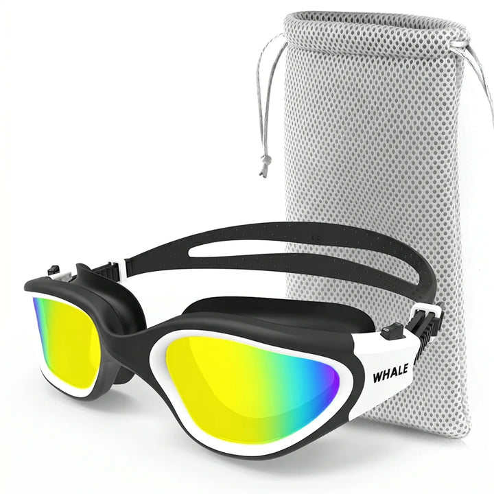 Hochwertige polarisierte Schwimmbrille für Erwachsene, ideal für Schwimmen & Wassersport, UV- & Anti-Beschlag.