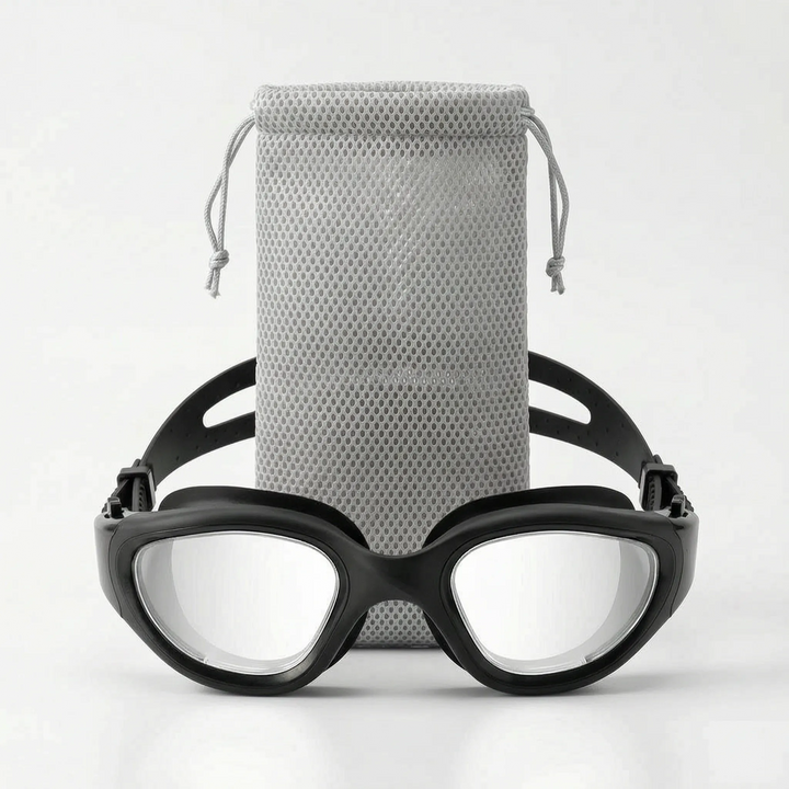 Schwimmbrille für Erwachsene, polarisiert, anti-beschlag, mit UV-Schutz für ungestörtes Schwimmen.