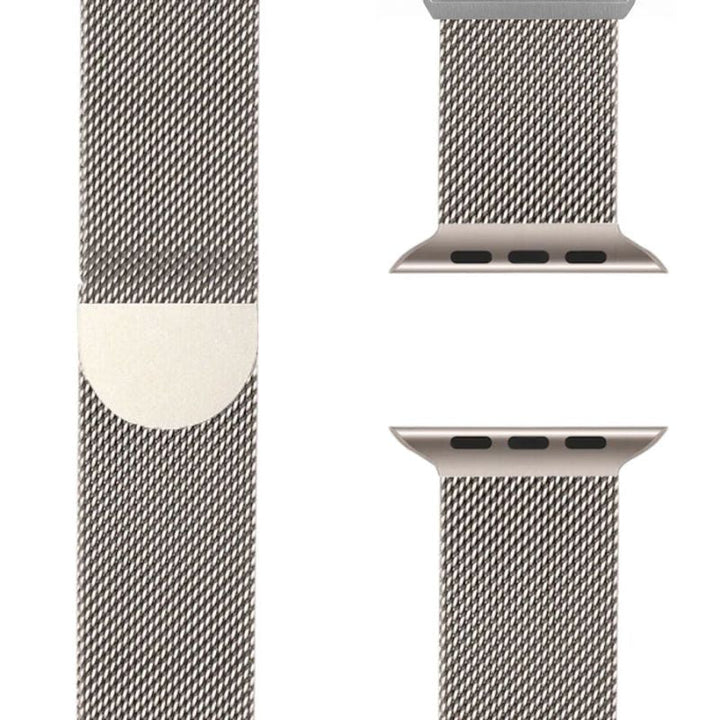 Hochwertiges Milanaise Apple Watch Armband mit präzisem Magnetverschluss.