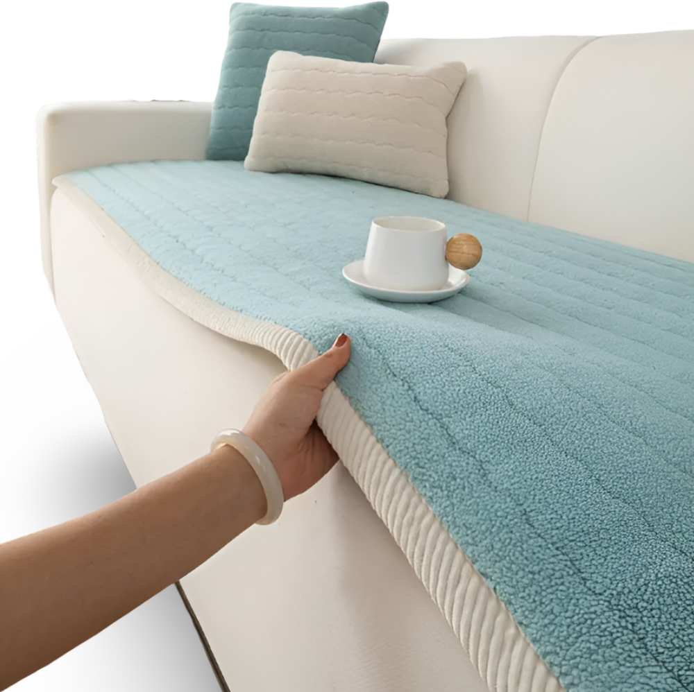 Weicher, waschbarer Plüschbezug für Ihr Sofa, schützt und verschönert Ihr Zuhause.