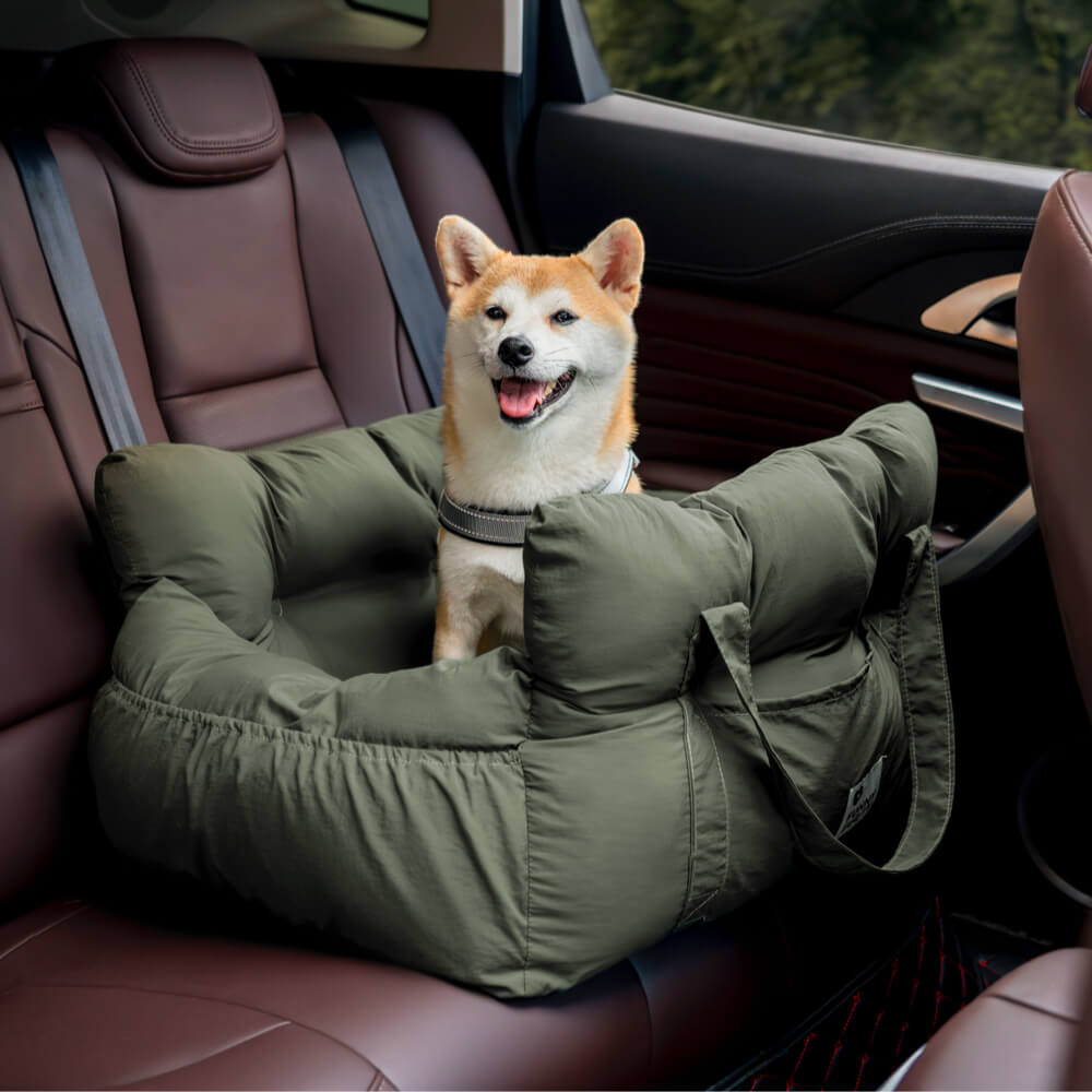 Hundenest für das Auto: Weicher, sicherer Hundeautositz für komfortable Autofahrten.