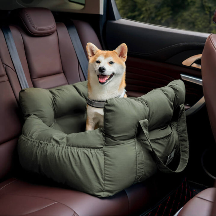 Hundenest für das Auto: Weicher, sicherer Hundeautositz für komfortable Autofahrten.