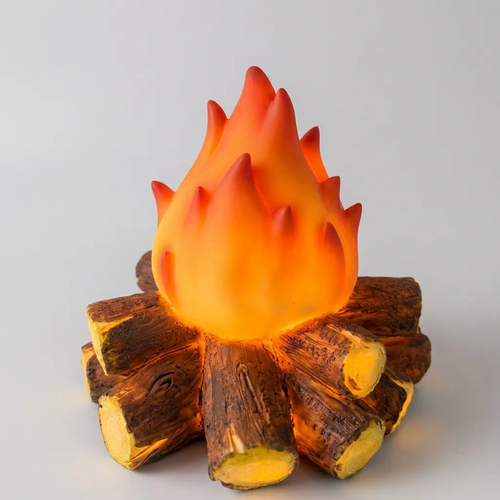 Batteriebetriebene LumaGlint LED-Tischlampe mit sicherem Flammen-Effekt, kabellos für flexible Deko-Ideen.