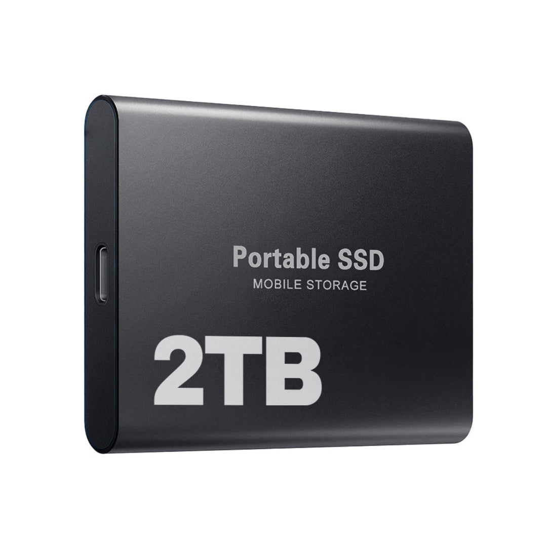 Kompakte externe 2TB USB-C SSD für blitzschnelle Datenübertragung, ideal als mobiler Speicher und Backup-Lösung.