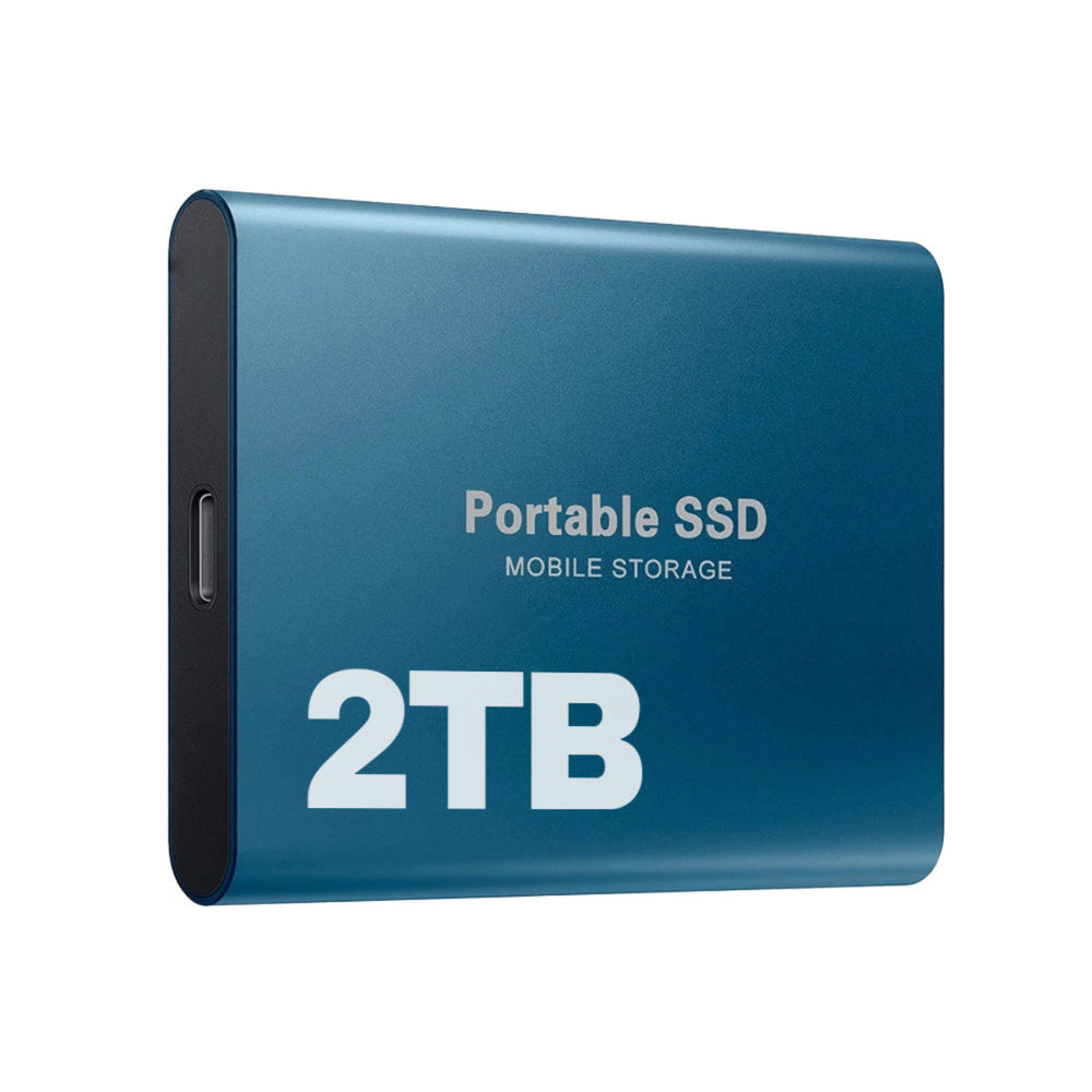 Tragbare 2TB externe SSD mit USB-C für Gaming und Laptop-Erweiterung; schneller, hochkapazitiver mobiler Speicher.