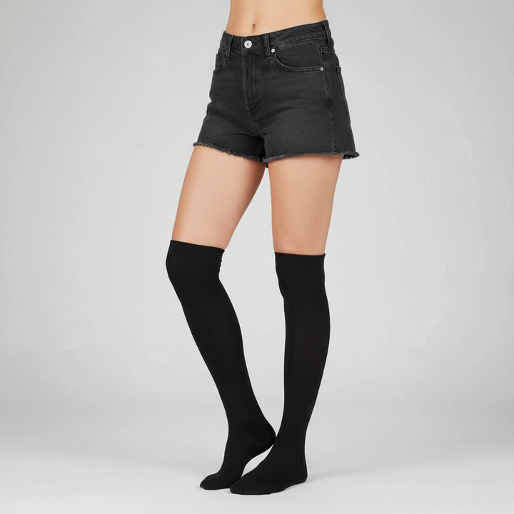 Unisex Kompressionsstrümpfe für leichte & energiegeladene Beine, ideal für Alltag, Sport & Reise.