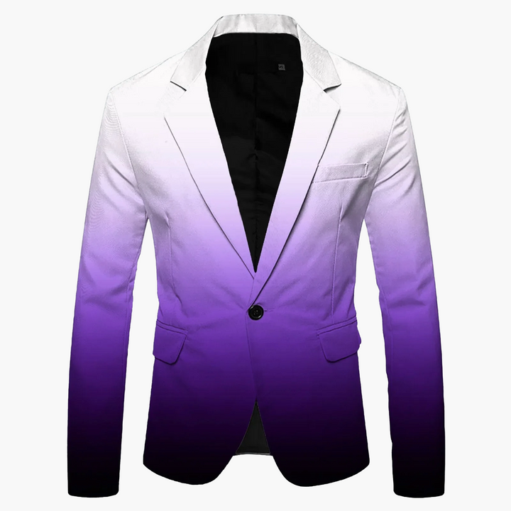 Elegantes Herren Slim Fit Sakko, beige, mit Ein-Knopf Design, für einen gepflegten Freizeit-Stil.