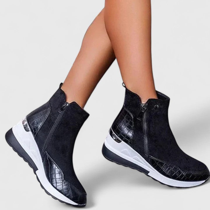Vielseitige Damenschuhe: Bequeme Ankle Boots für Herbst & Winter. Robust und elegant, mit gutem Halt.