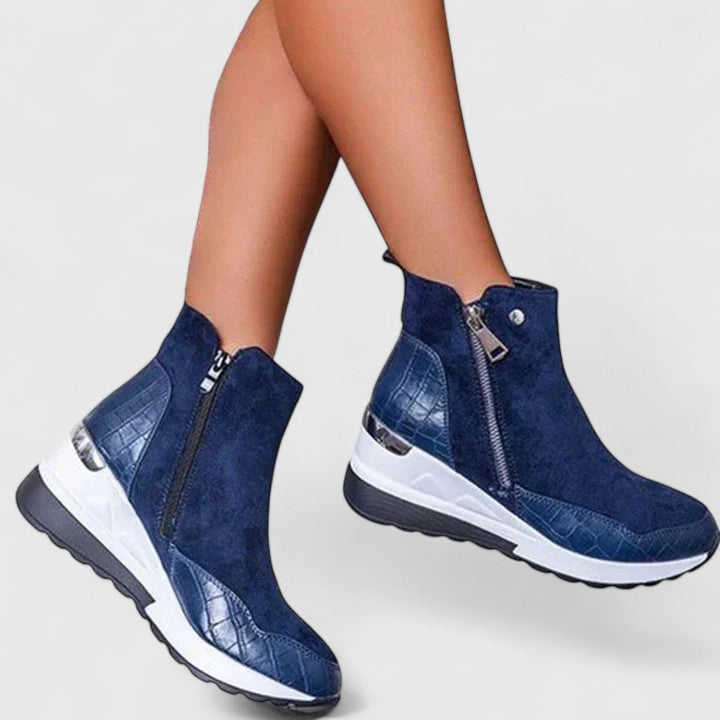 Elegante & bequeme Damen Ankle Boots. Ideal als Freizeitschuhe oder stilvolle Alltagsschuhe für Herbst.