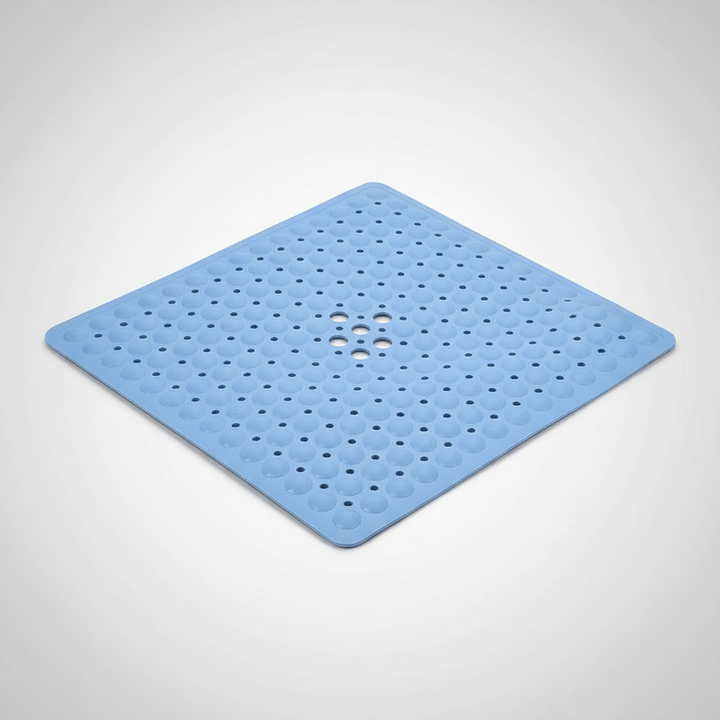 Quadratische PVC Duschmatte GripSquare, rutschfest und sicher für Dusche & Badewannenboden.