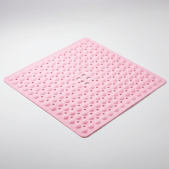 GripSquare: Quadratische PVC Duschmatte, rutschfest, für sicheren und bequemen Stand im Bad.