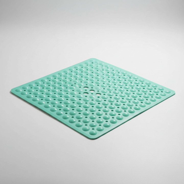 Antirutschmatte GripSquare, quadratisch und aus PVC, für verbesserte Sicherheit in Ihrer Dusche.