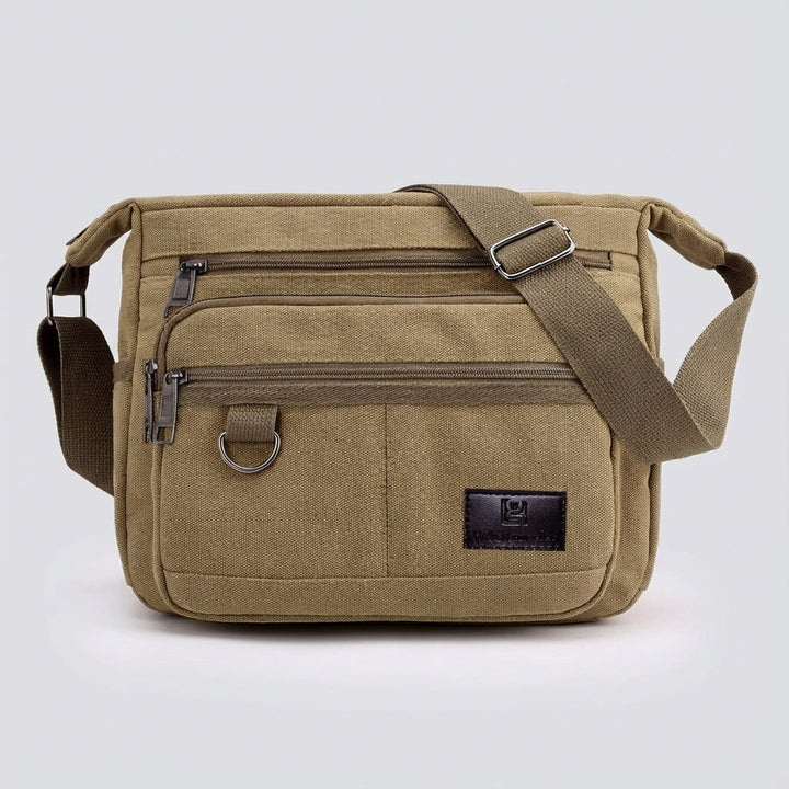 Vielseitige RFID-Laptoptasche aus Canvas für Business, Uni und Freizeit, top organisiert.