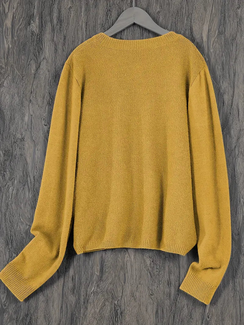 Angenehm weiche Damen Strickjacke, locker und bequem, perfekter Cardigan für kühlere Tage.