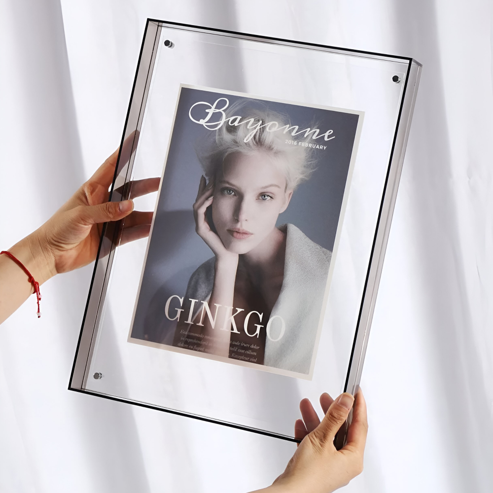 Minimalistischer Rahmen, ideal für Ihre Kunstwerke oder Familienfotos als Wanddeko.