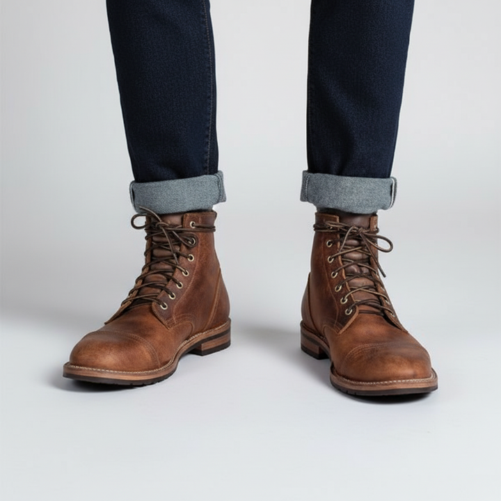 Vielseitige Retro-Freizeitschuhe Leonard für Herren. Wasserdicht & rutschfest für Outdoor-Aktivitäten. Bequeme Retro-Schuhe.