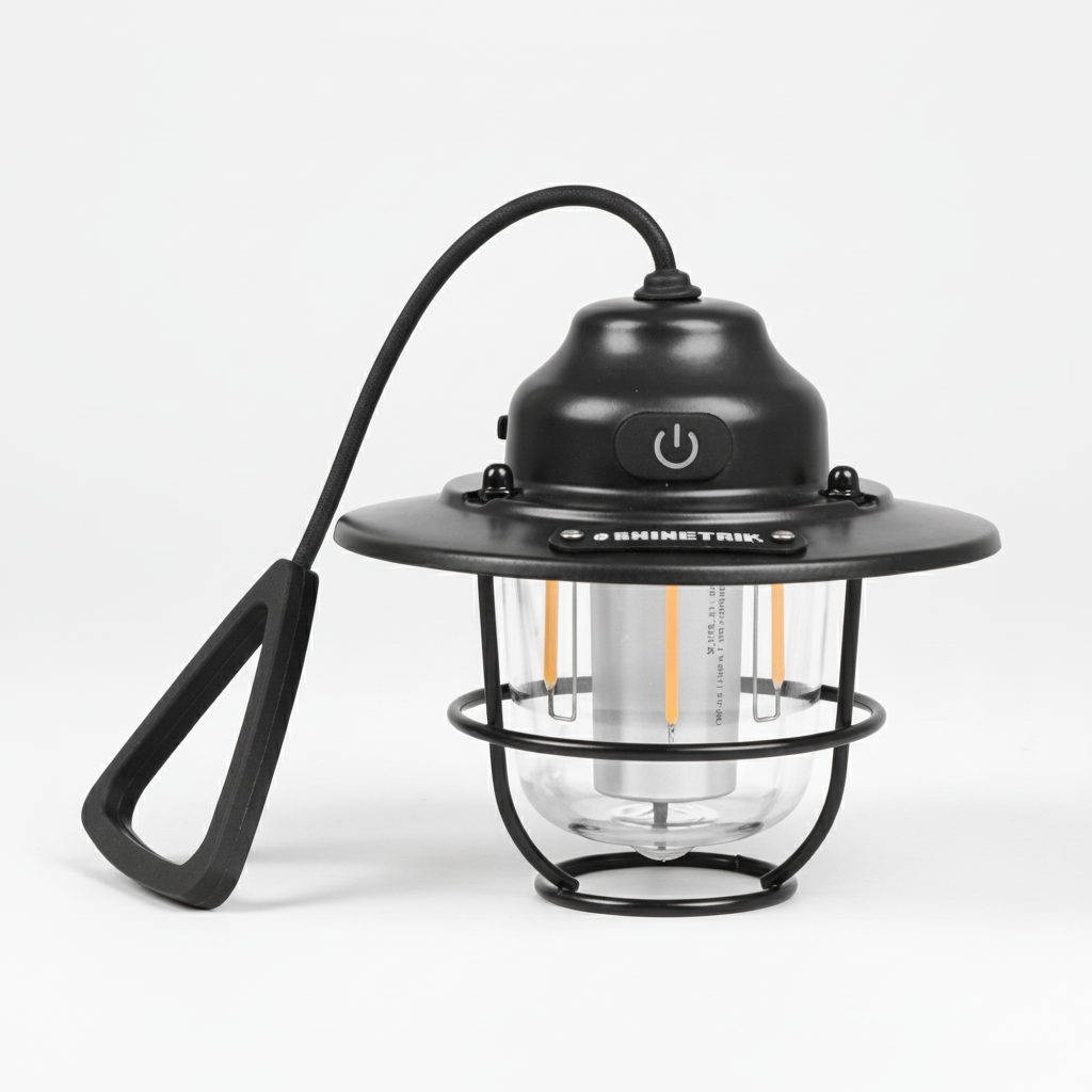 Die Campora Retro LED Outdoor-Laterne, ein stilvoller Begleiter mit warmem/kaltem Licht für draußen.