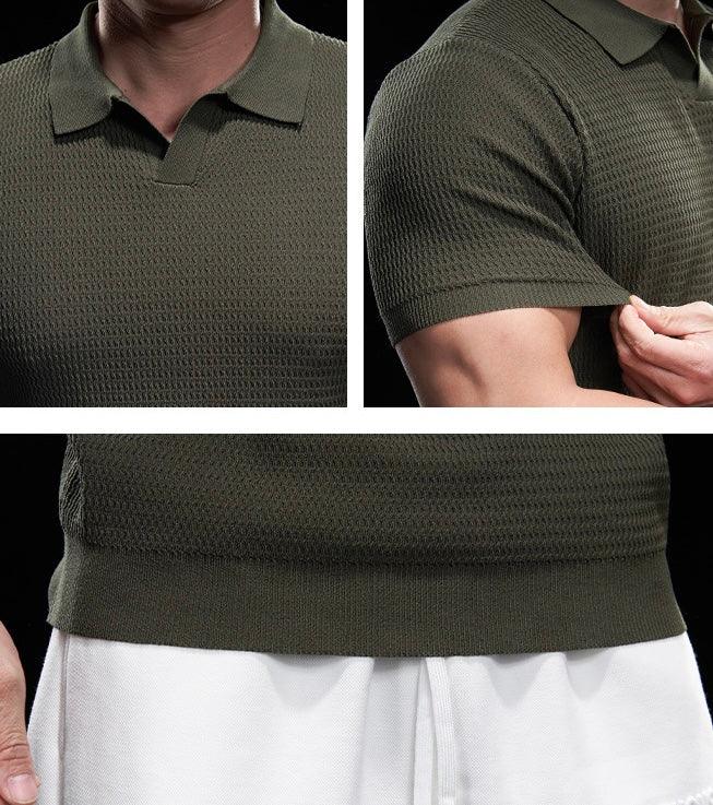 Körpernahes Herren Poloshirt für maximalen Komfort und stilvolle Eleganz, perfekt für Business und Freizeit.